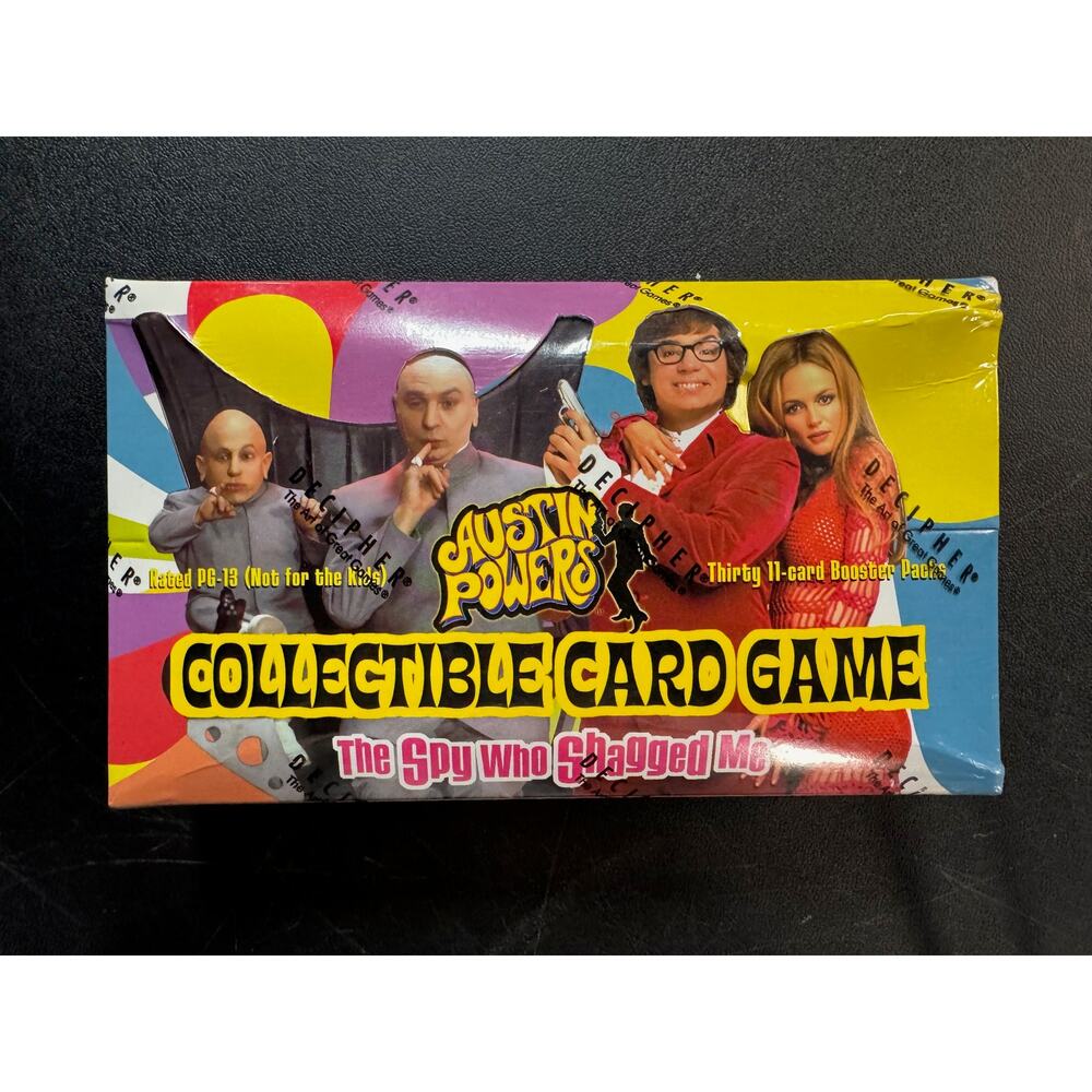 New Sealed Austin Powers The Spy Who Shagged Me Collectible Card Game